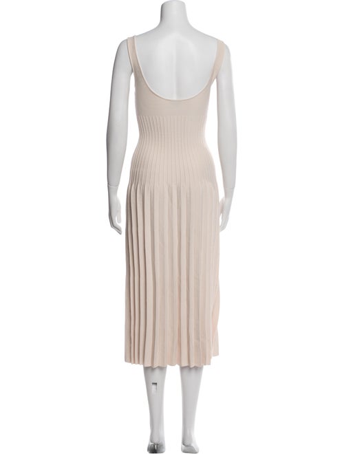 Staud Square Neckline Midi Length Dress