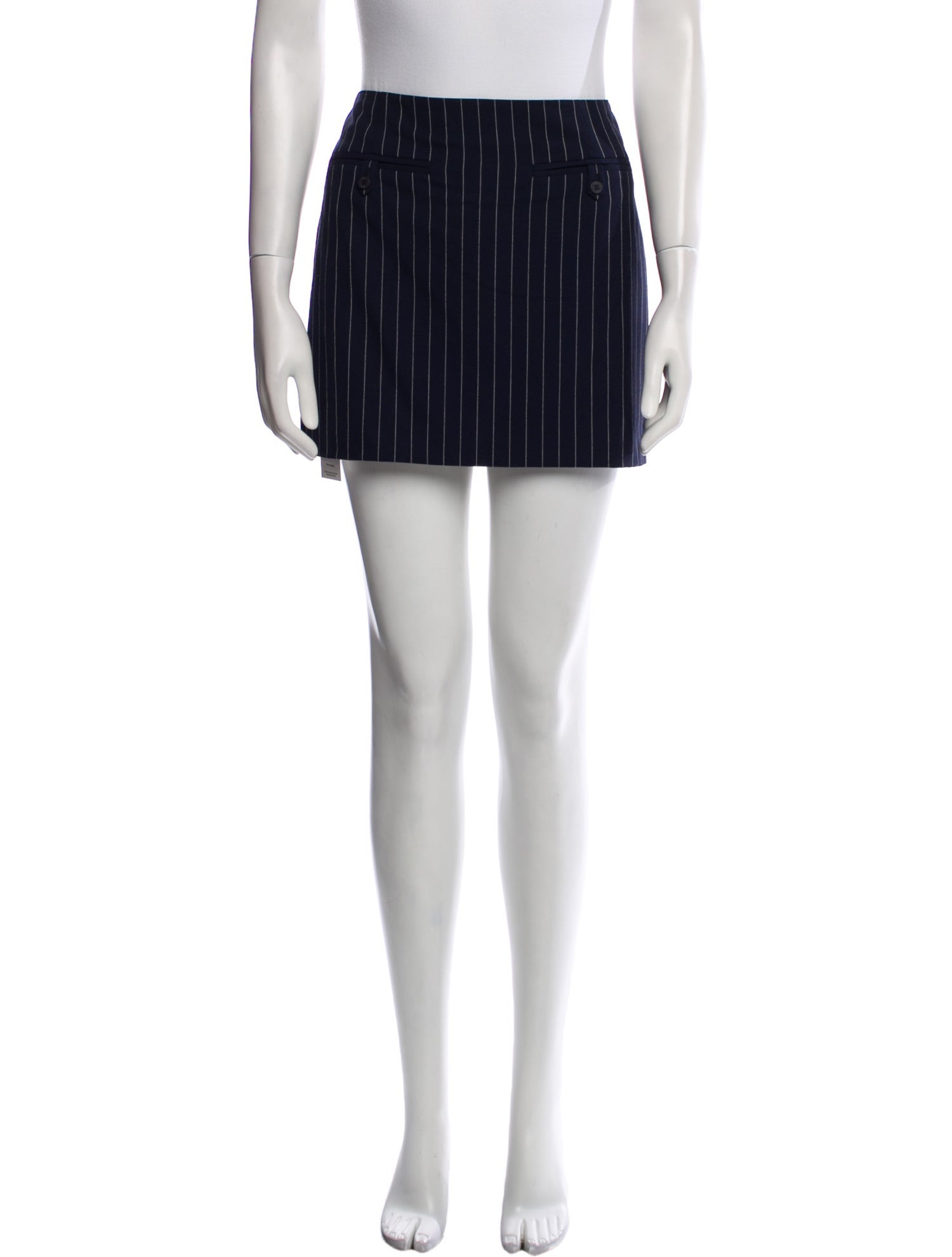 Staud Striped Mini Skirt