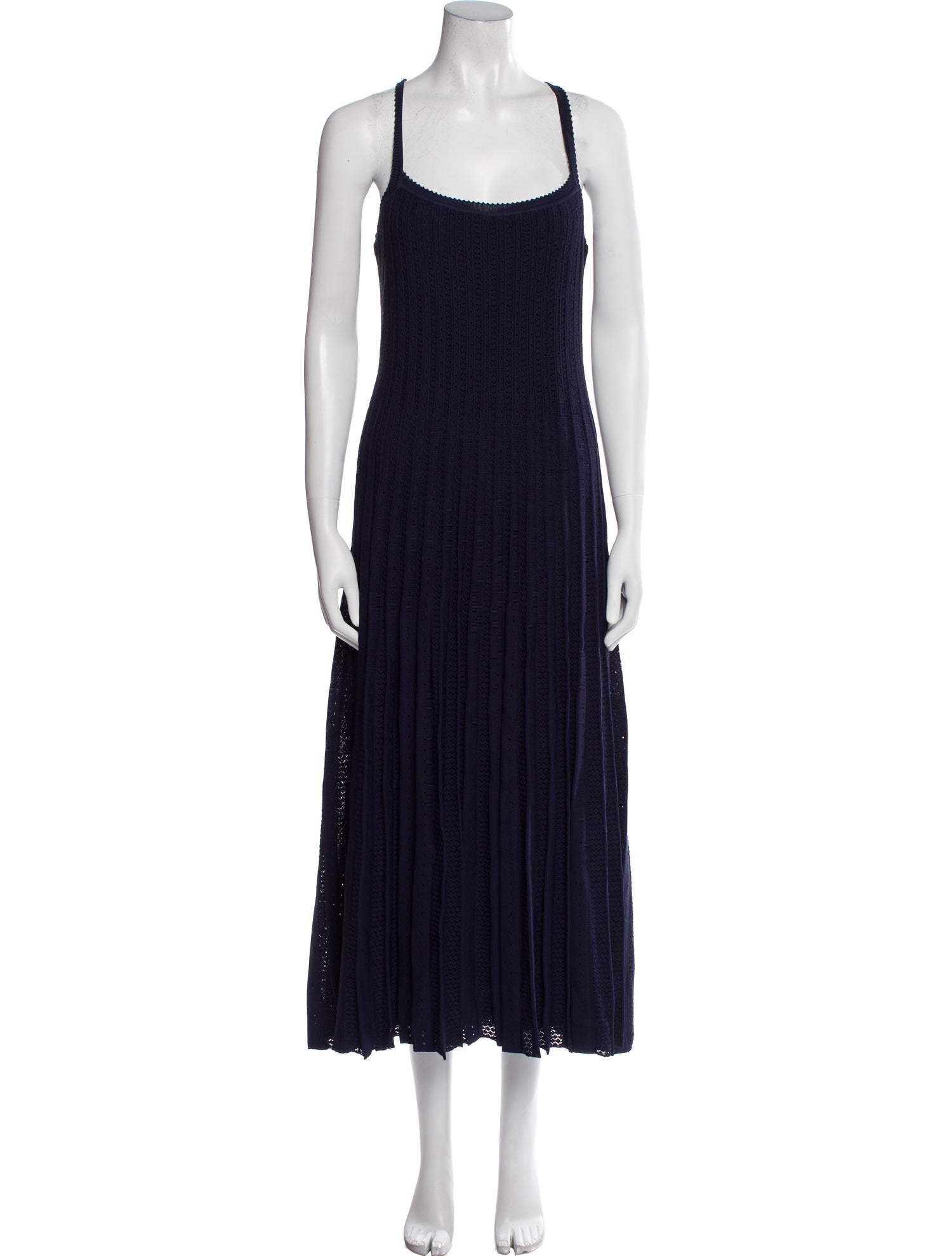 Staud Scoop Neck Long Dress