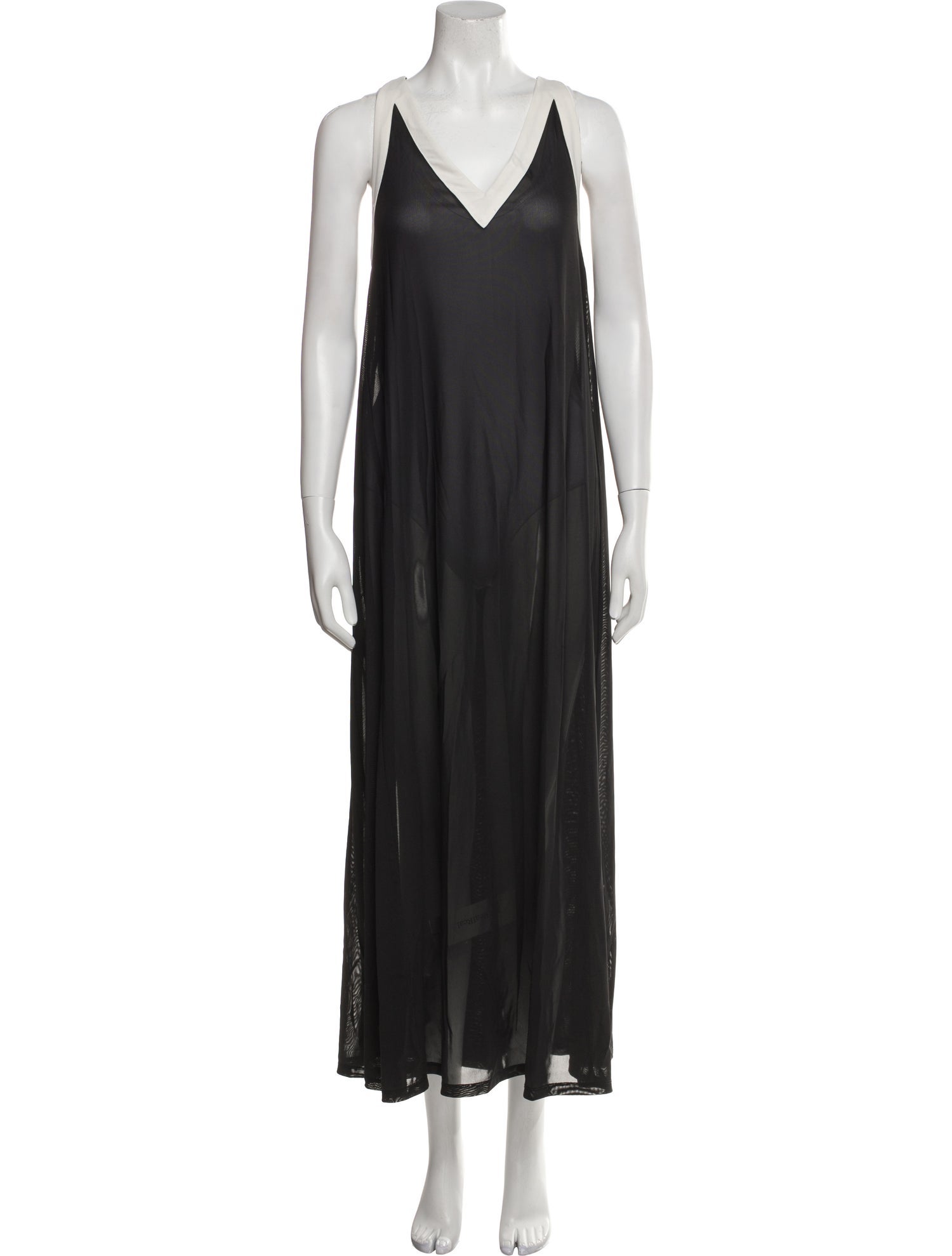 Staud V-Neck Mini Dress