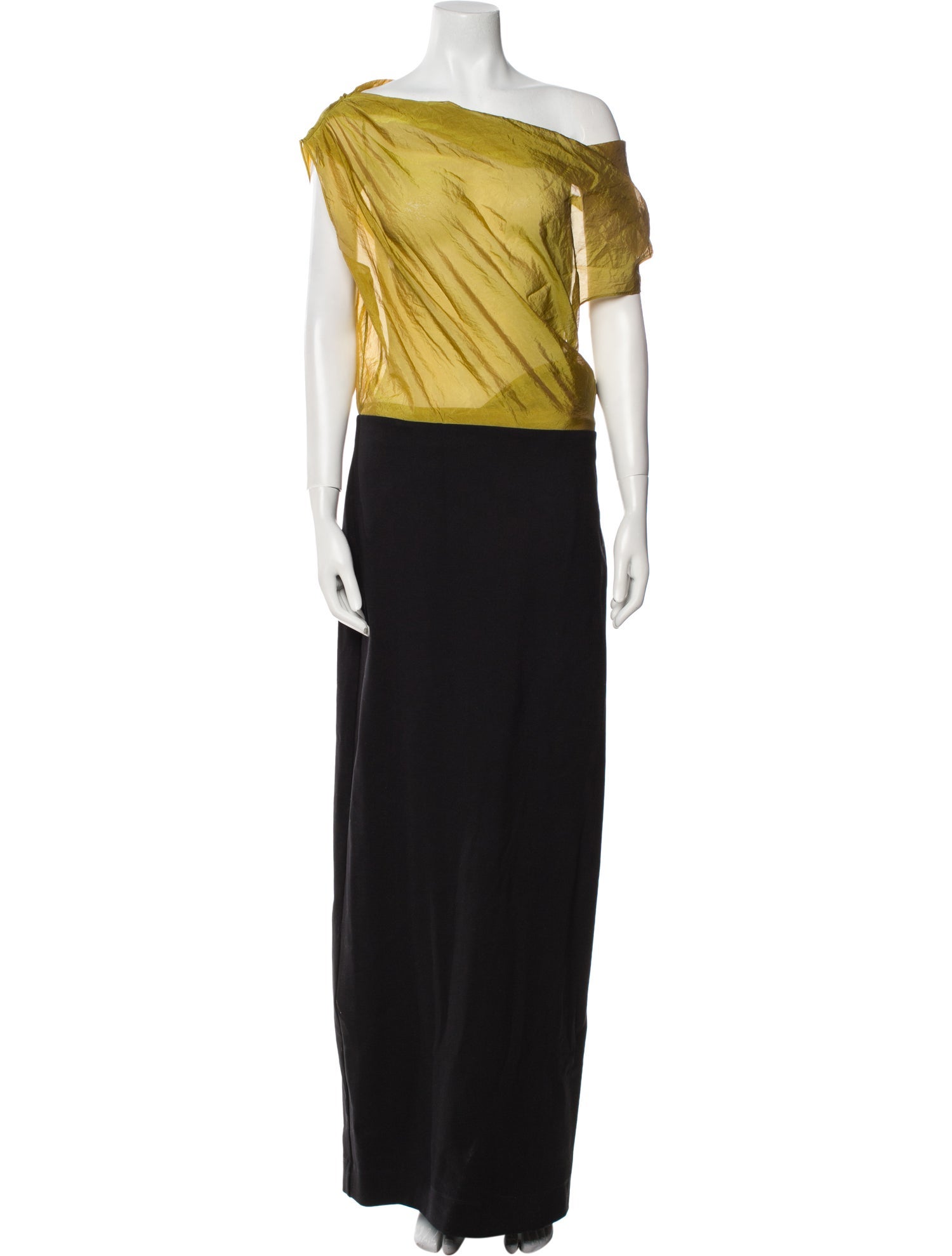 Staud Colorblock Pattern Long Dress