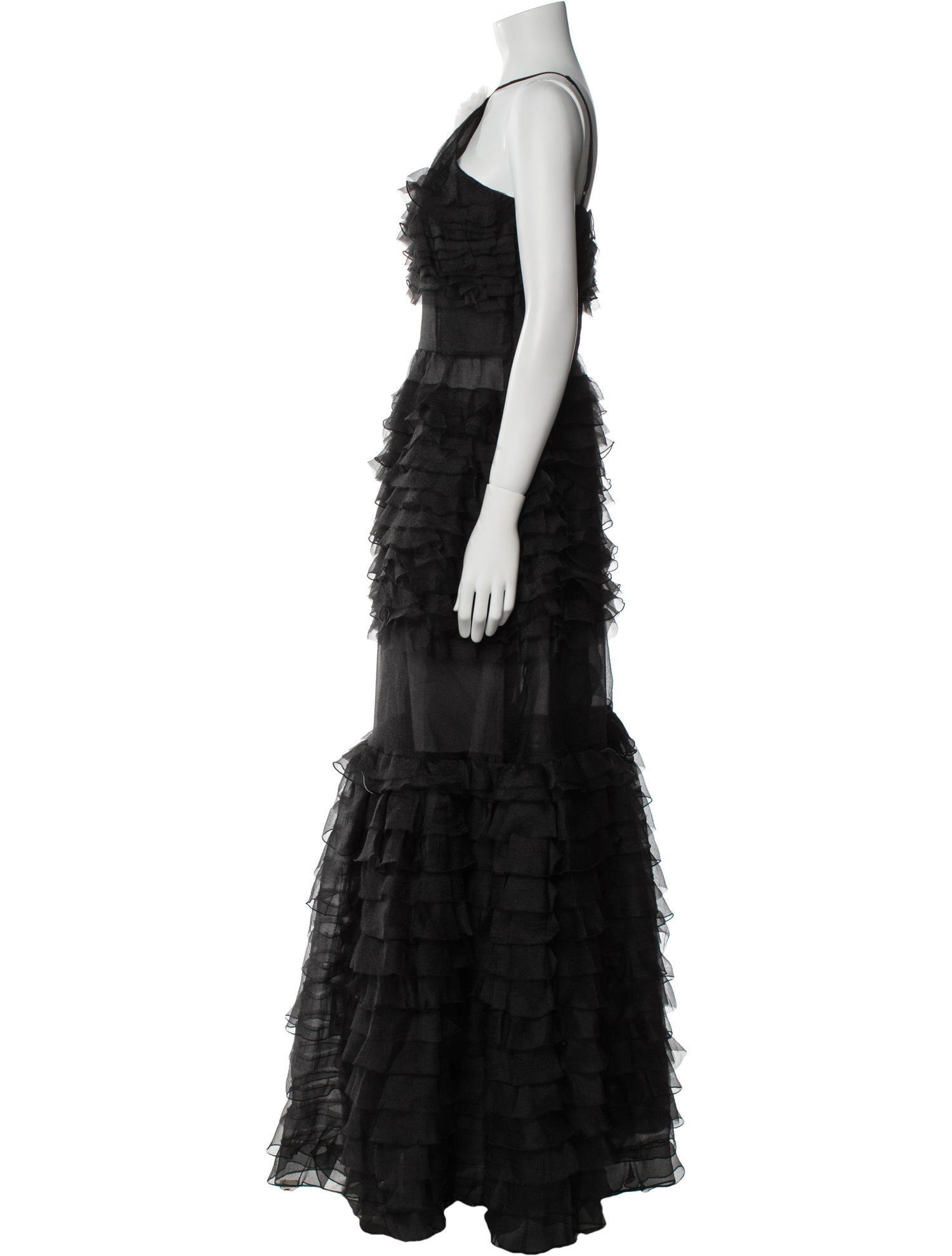 Staud Halterneck Long Dress