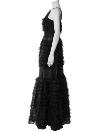 Staud Halterneck Long Dress