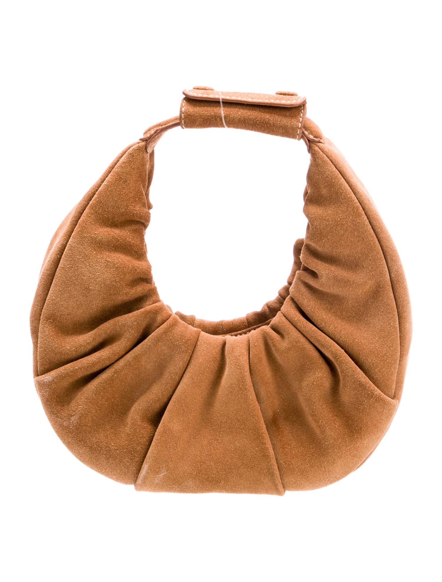 Staud Suede Top Handle Bag