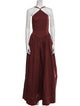 Staud Halterneck Long Dress
