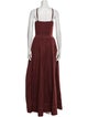 Staud Halterneck Long Dress