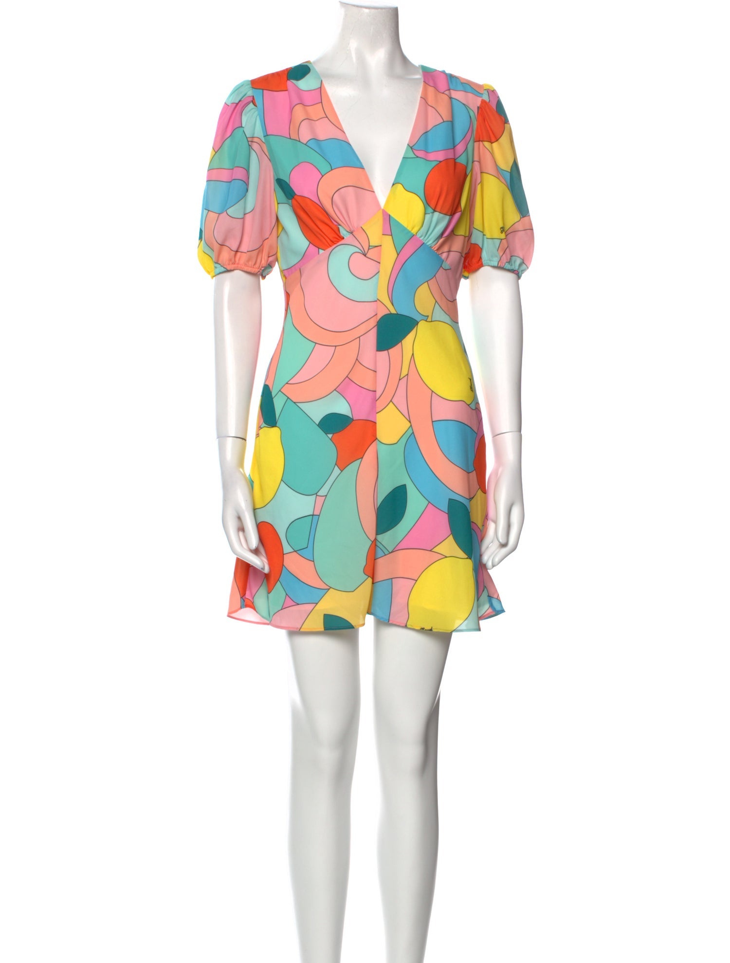 Staud Printed Mini Dress