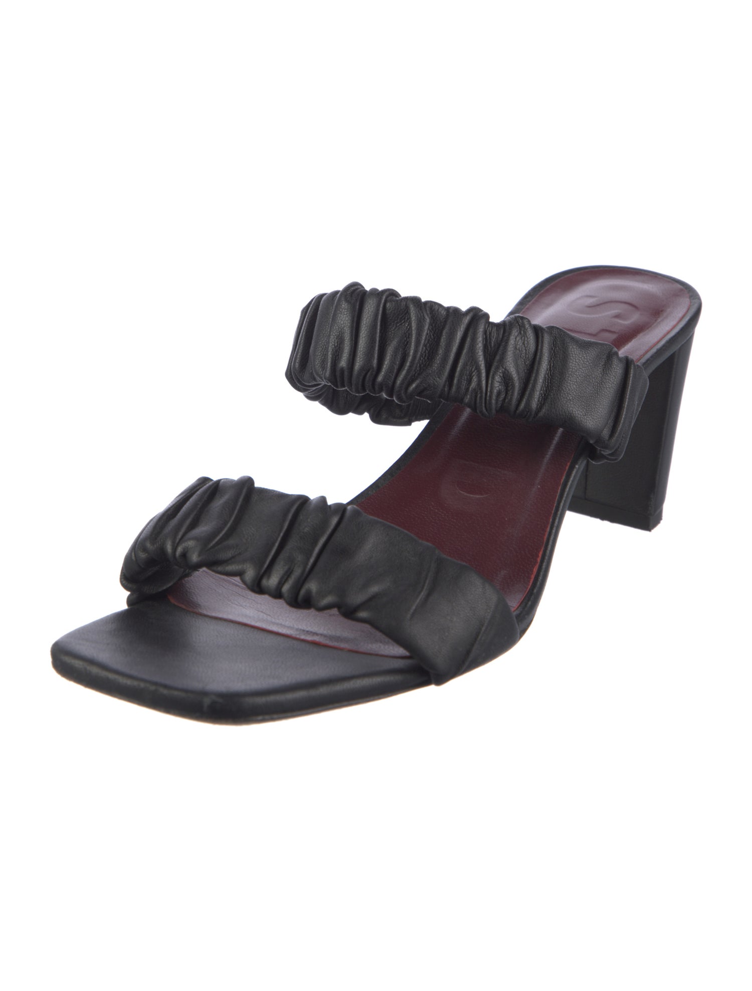 Staud Leather Slides