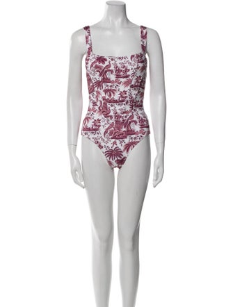 Staud Printed One-Piece