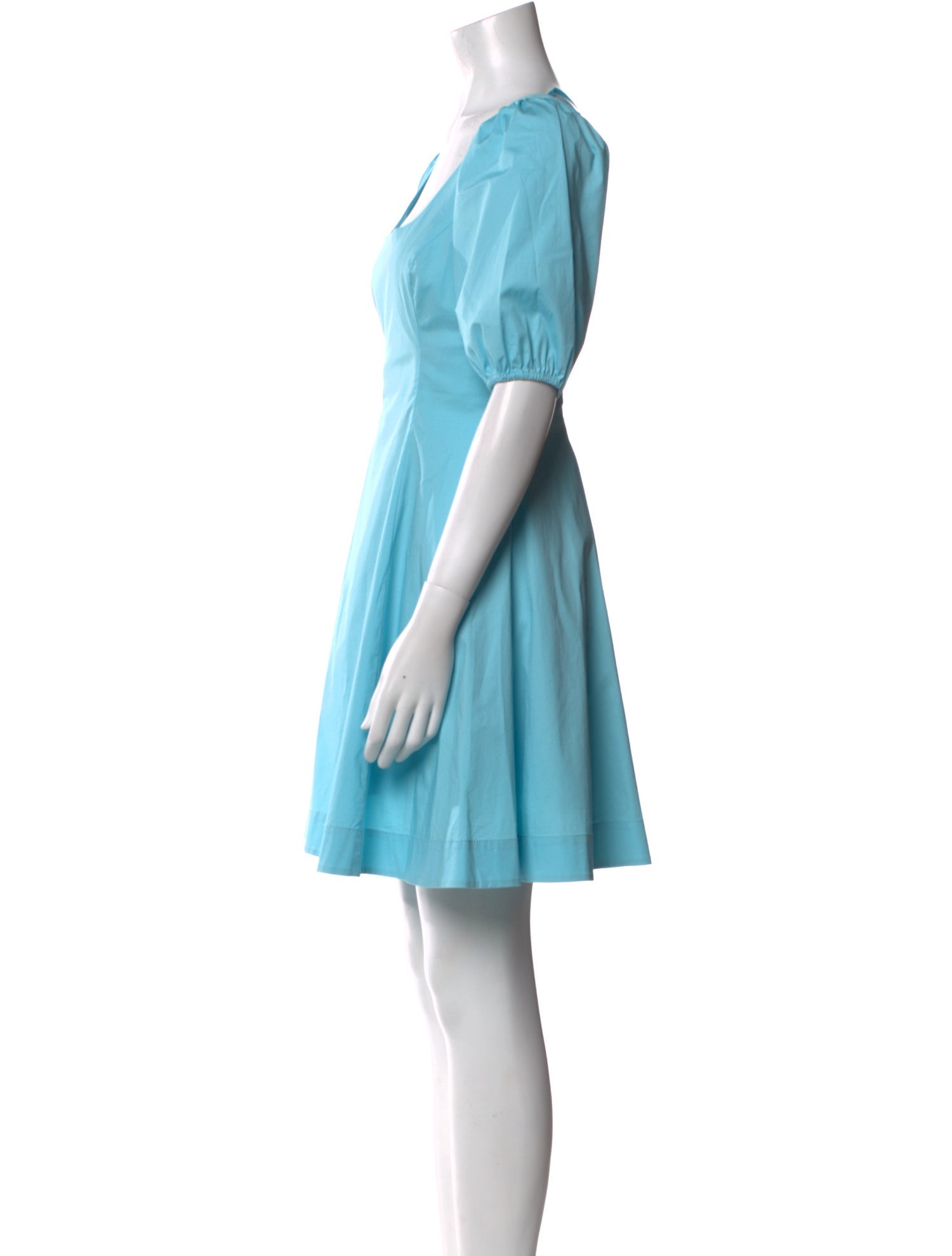 Staud Square Neckline Mini Dress