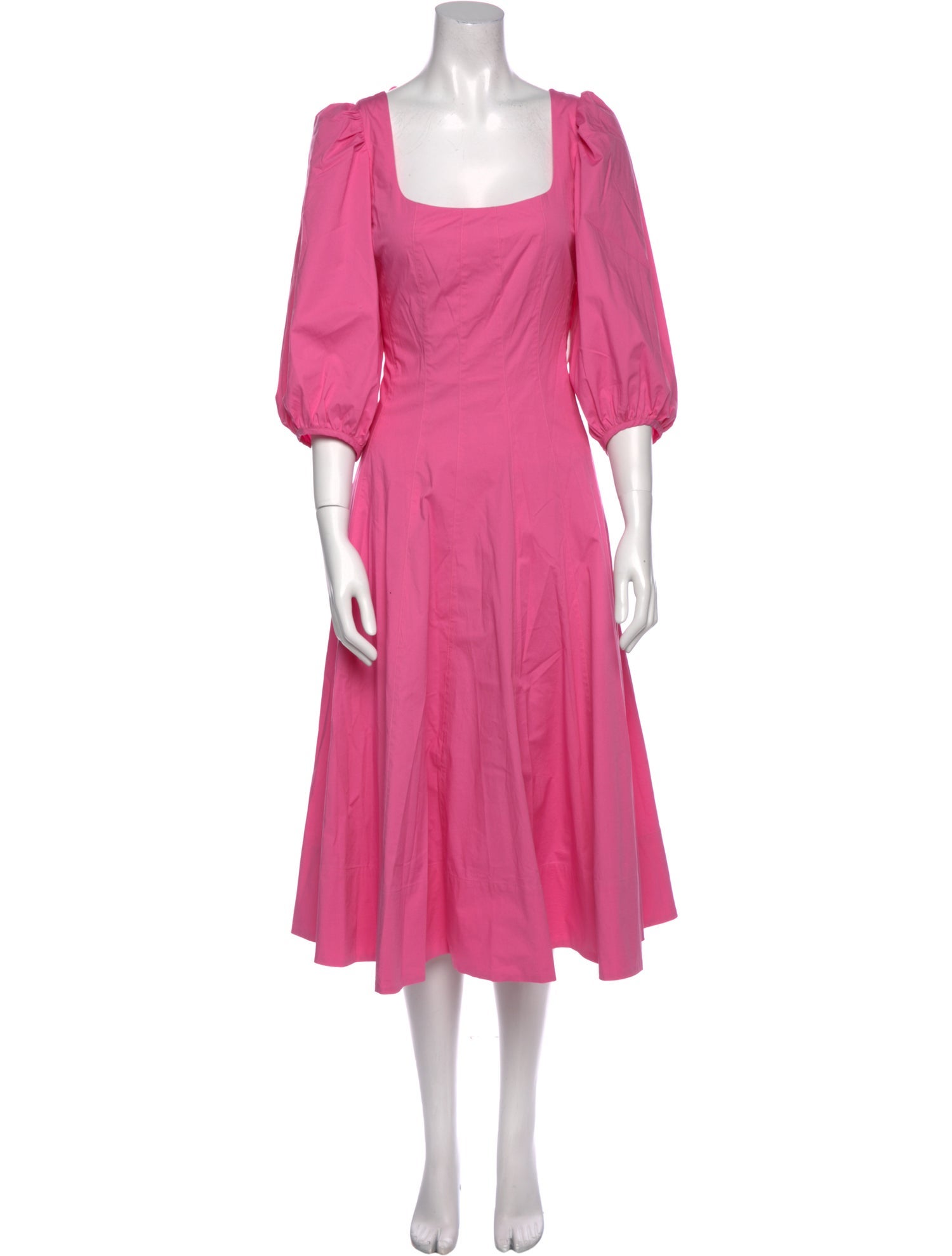 Staud Square Neckline Long Dress