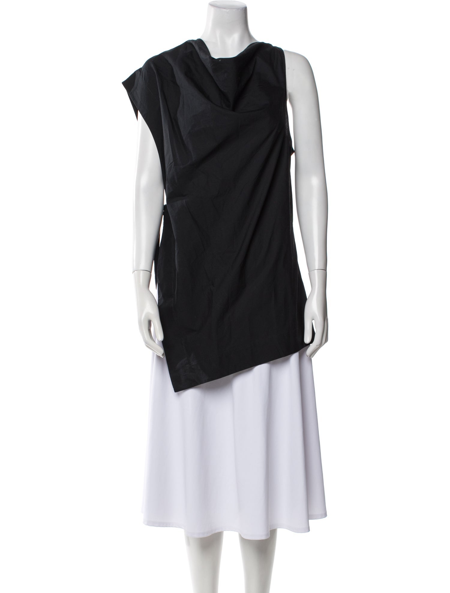 Staud Cowl Neck Sleeveless Tunic