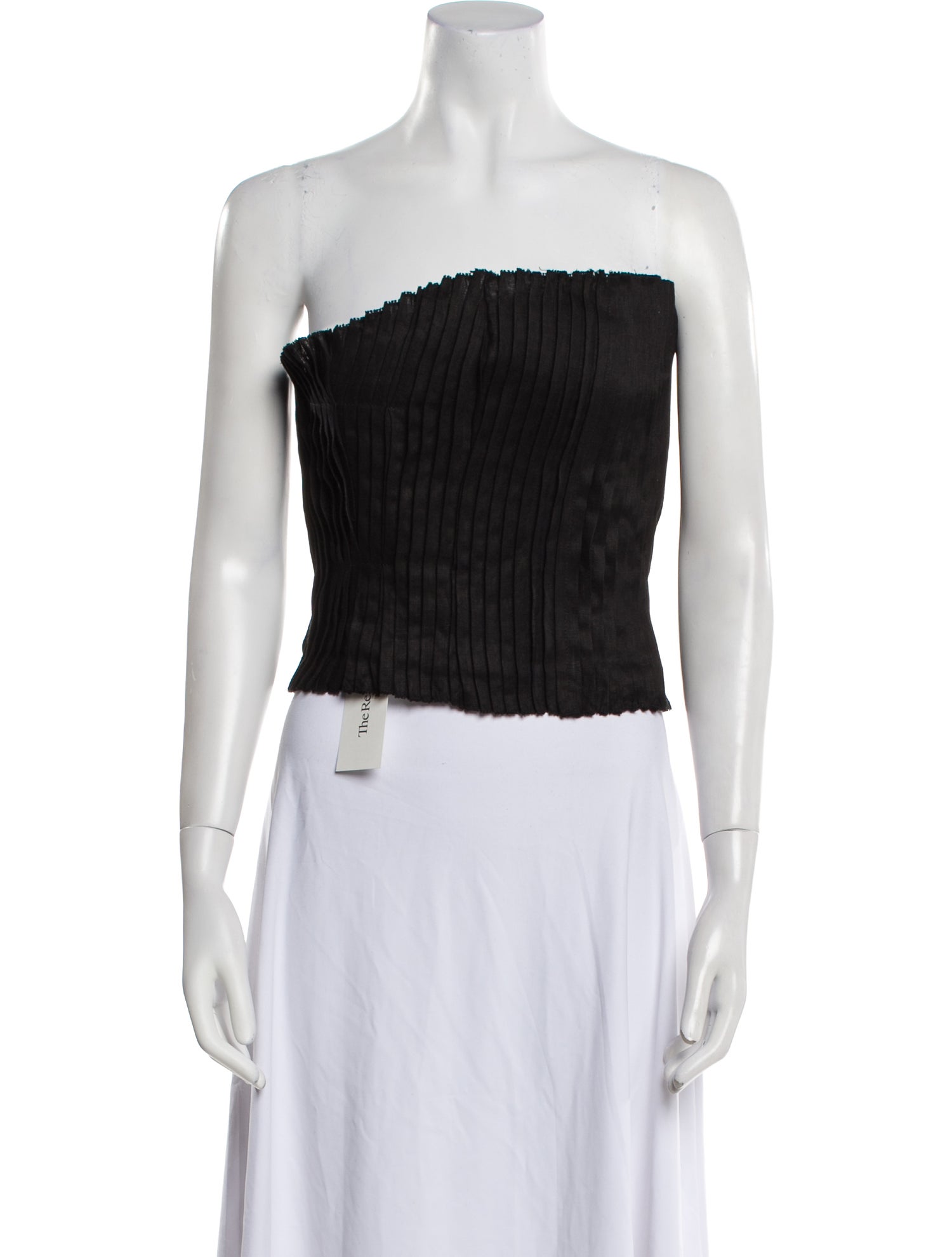 Staud Linen Strapless Crop Top w/ Tags