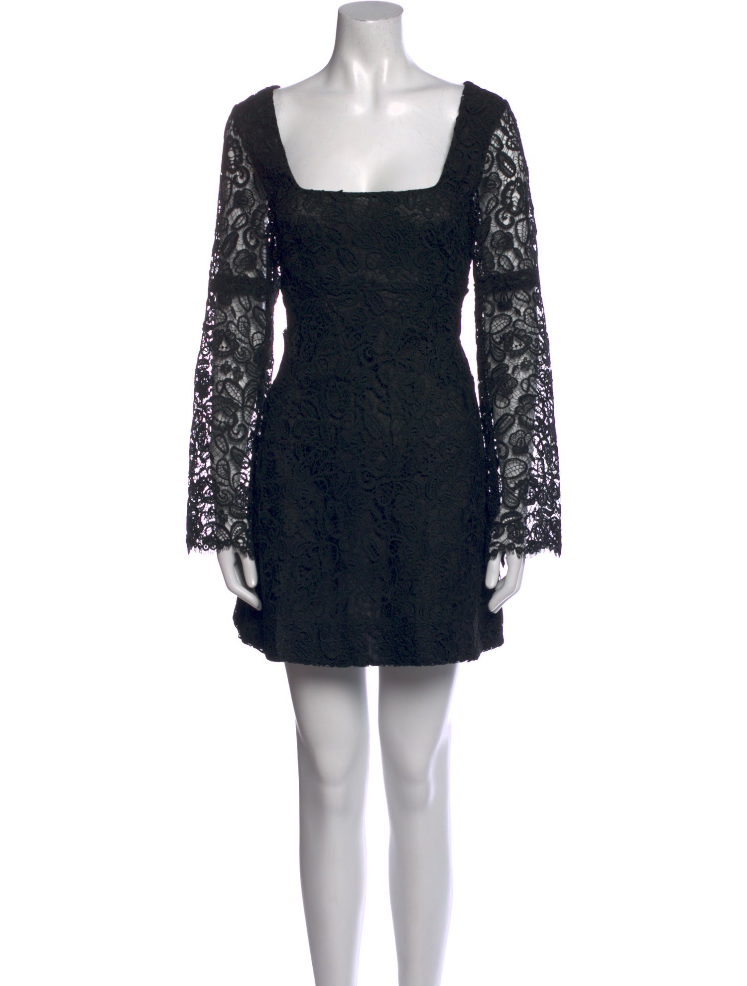 Staud Lace Pattern Mini Dress