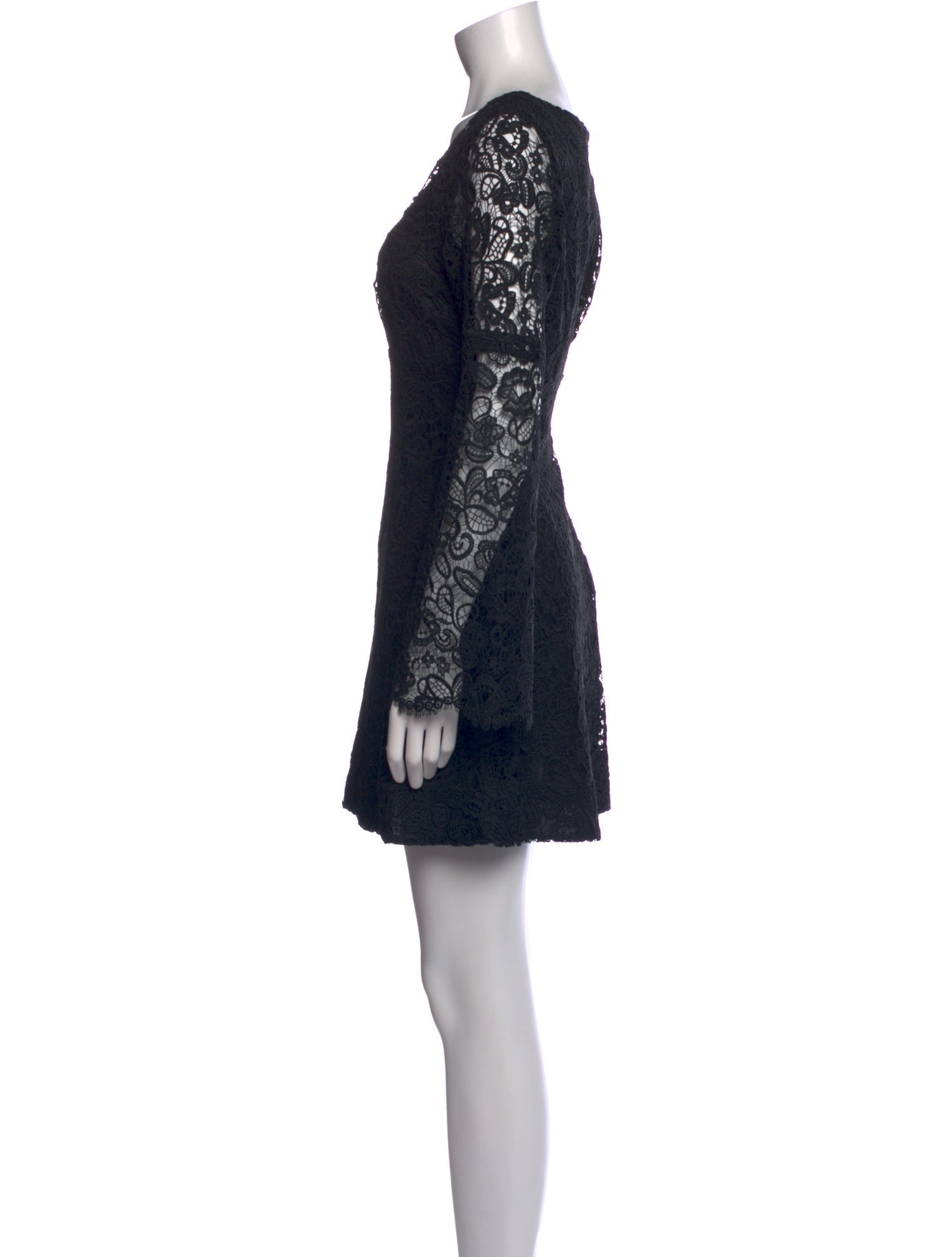Staud Lace Pattern Mini Dress