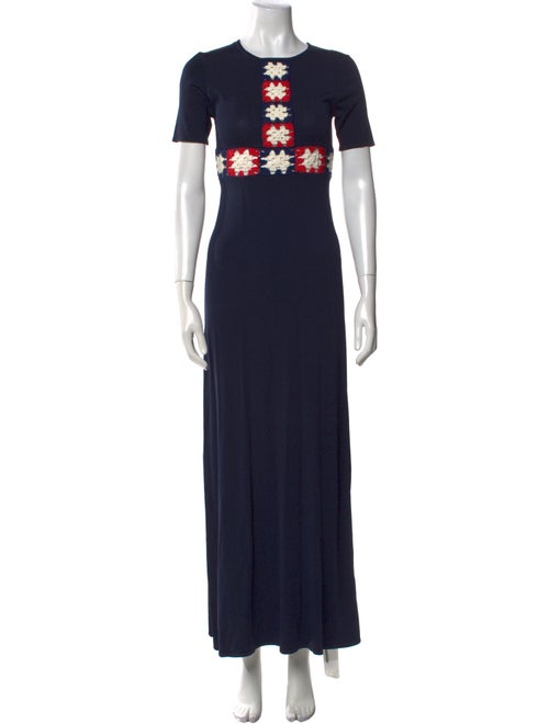 Staud Crew Neck Long Dress