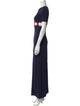 Staud Crew Neck Long Dress