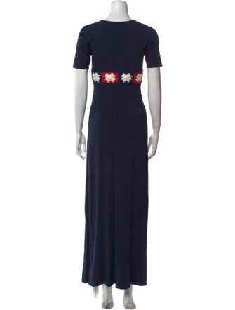 Staud Crew Neck Long Dress