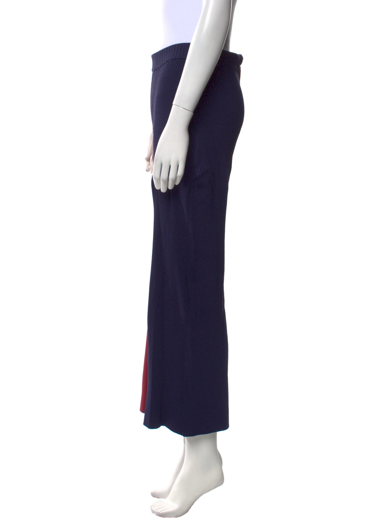 Staud Colorblock Pattern Wide Leg Pants
