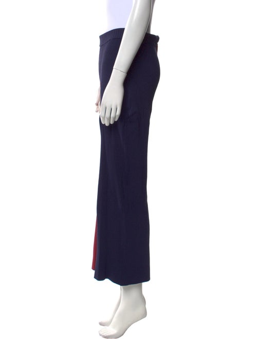 Staud Colorblock Pattern Wide Leg Pants