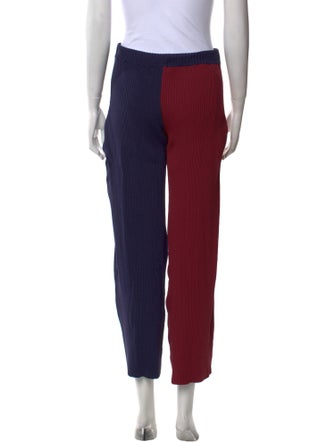 Staud Colorblock Pattern Wide Leg Pants