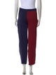 Staud Colorblock Pattern Wide Leg Pants