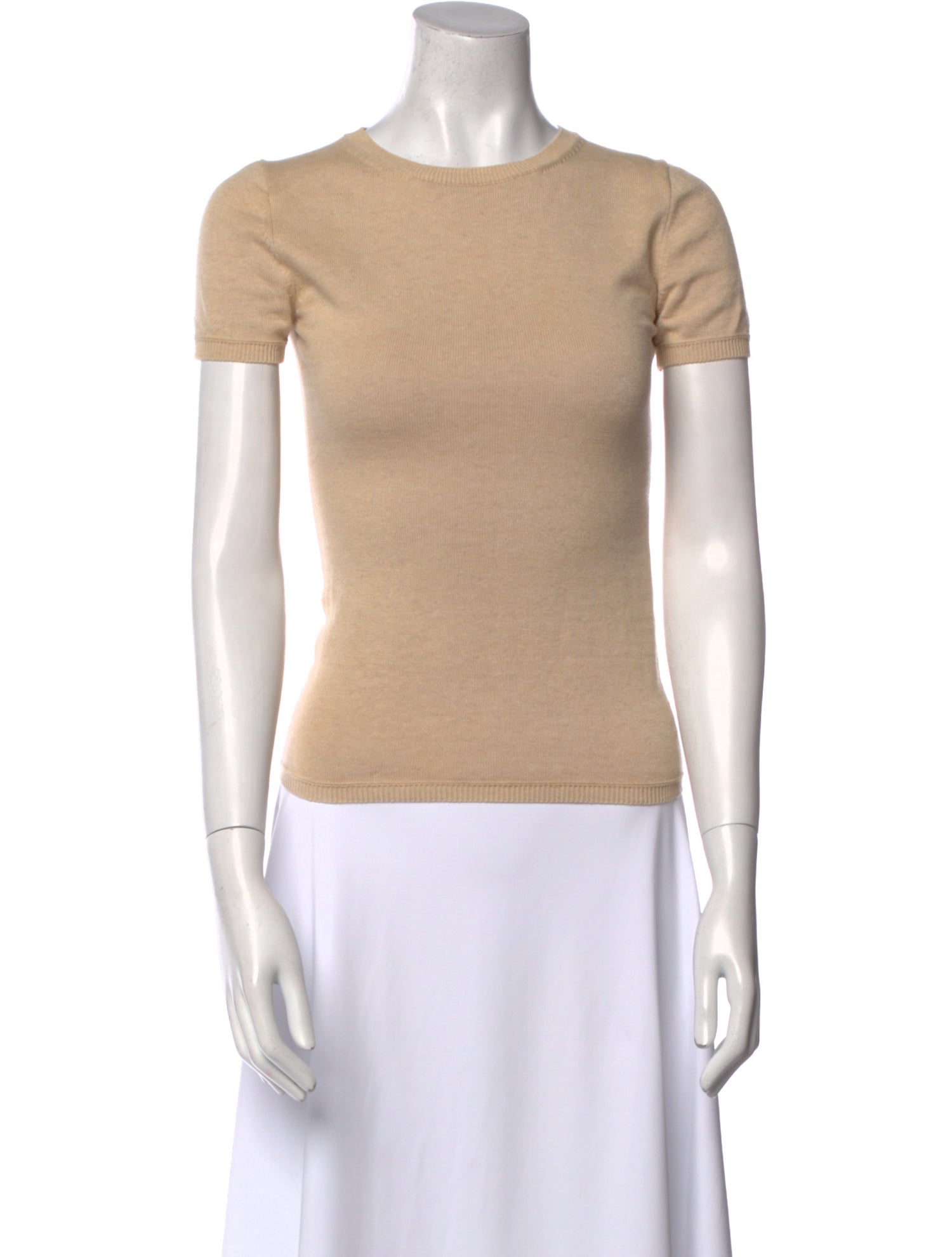 Staud Bateau Neckline Short Sleeve Top