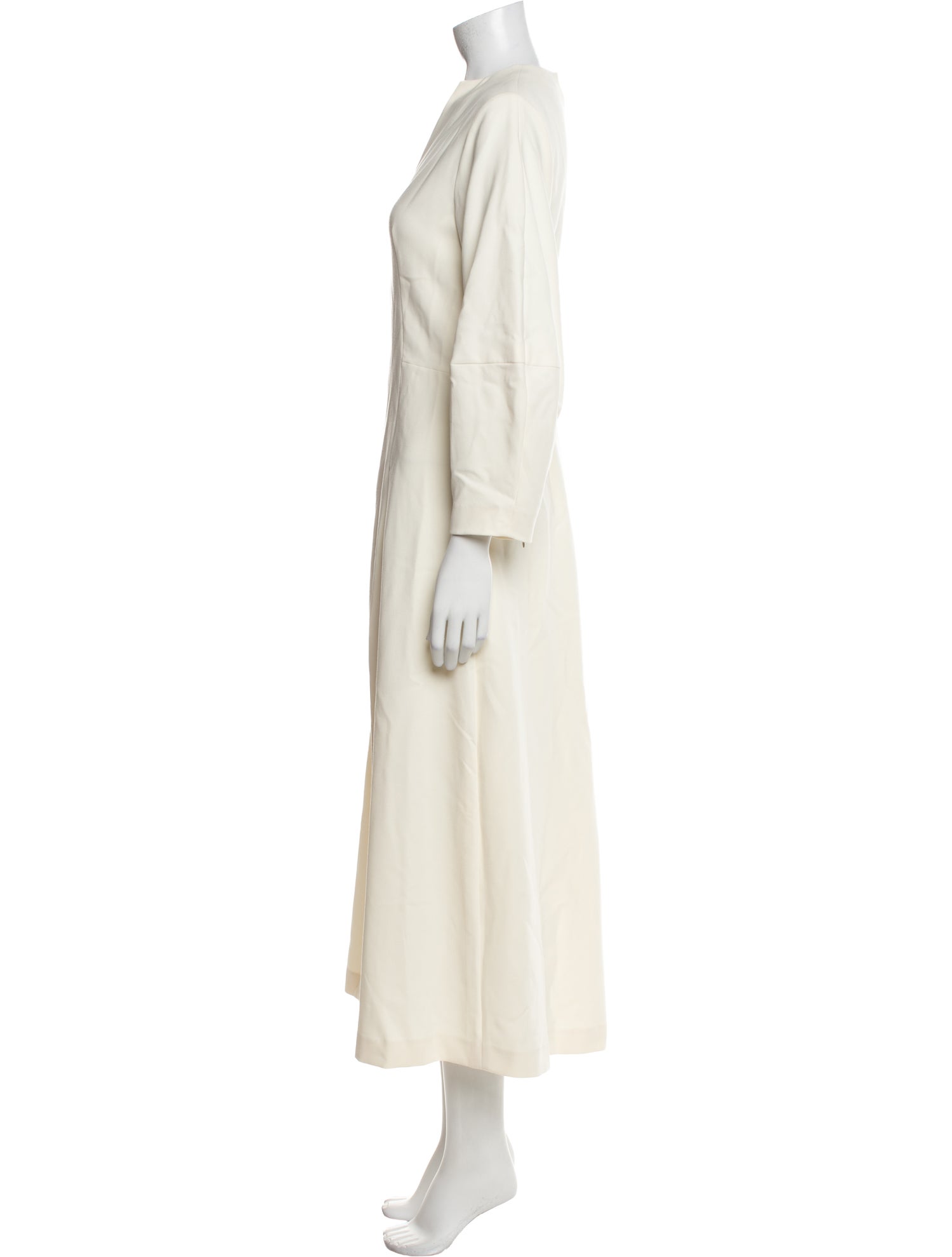 Staud V-Neck Long Dress