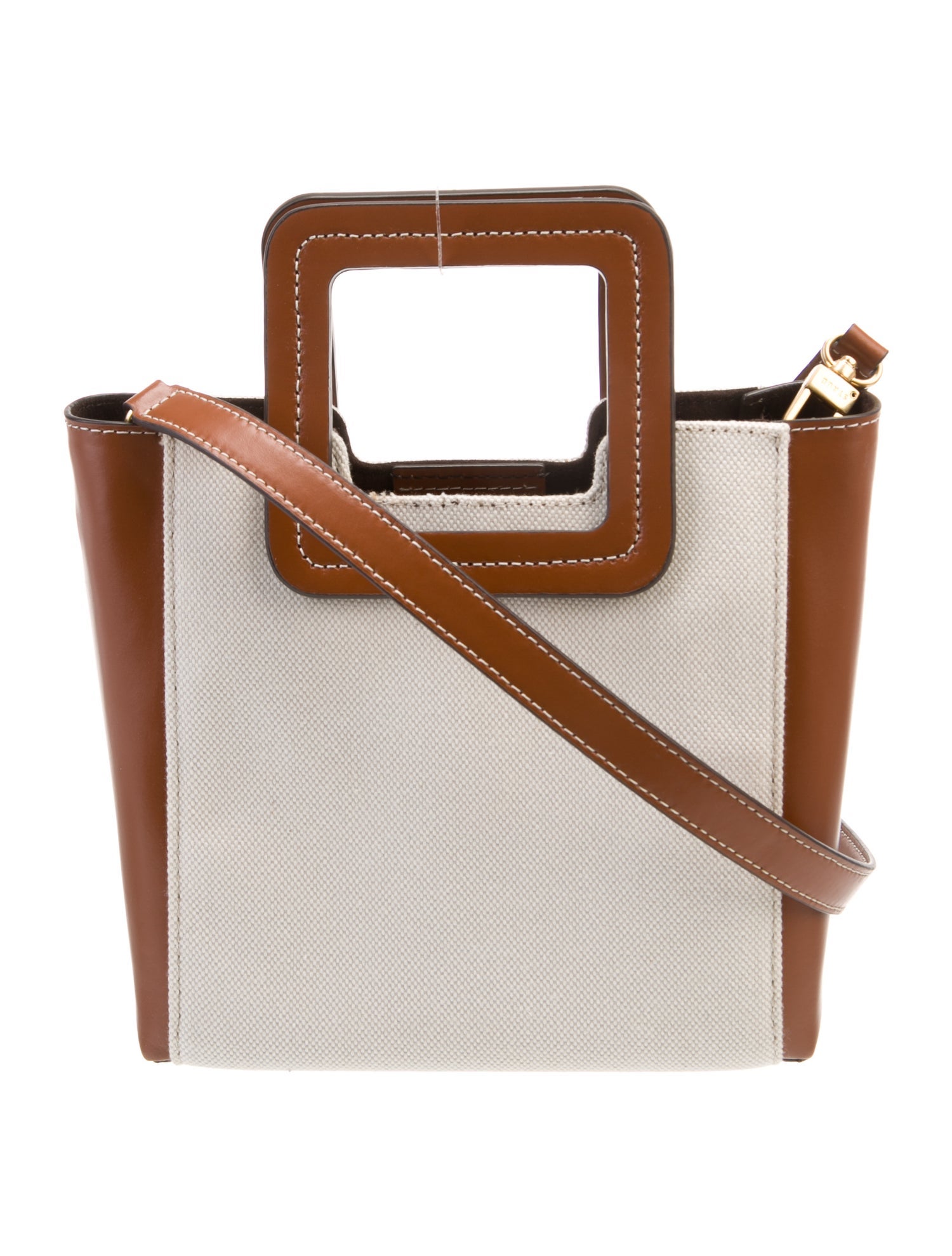 Staud Canvas Top Handle Bag
