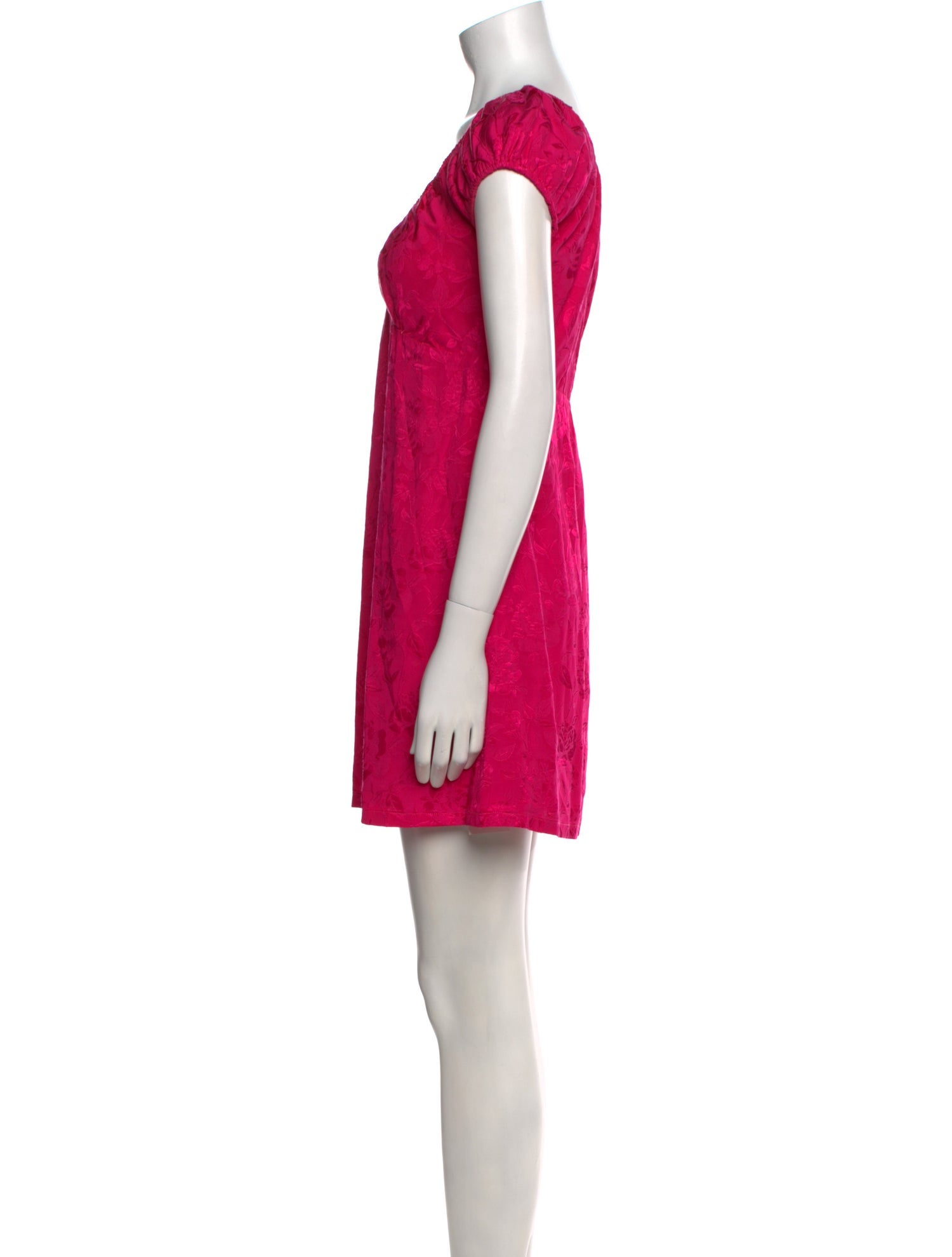 Staud V-Neck Mini Dress