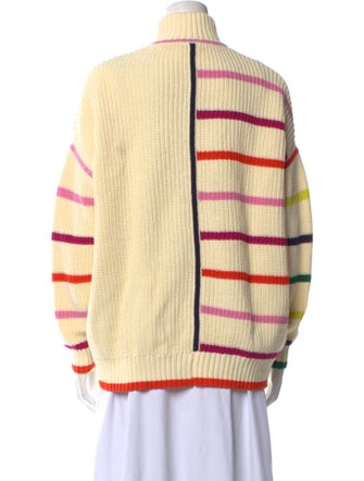 Staud Striped Turtleneck Sweater
