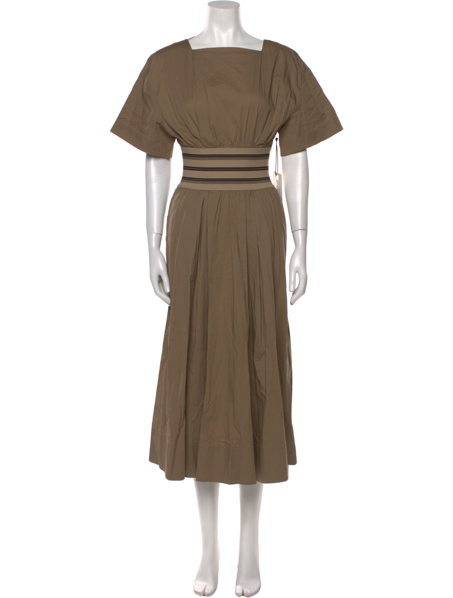 Staud Square Neckline Midi Length Dress w/ Tags