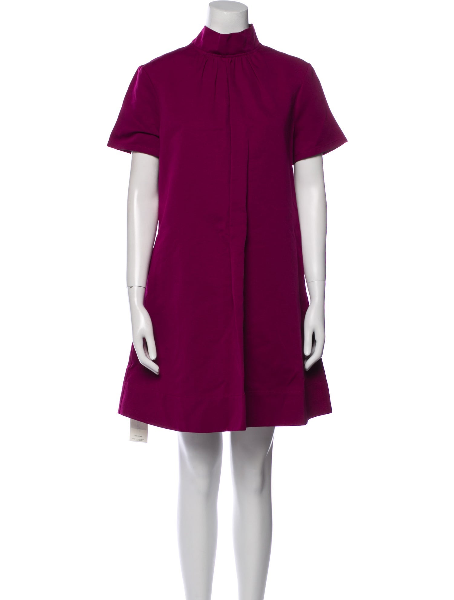 Staud Mock Neck Mini Dress