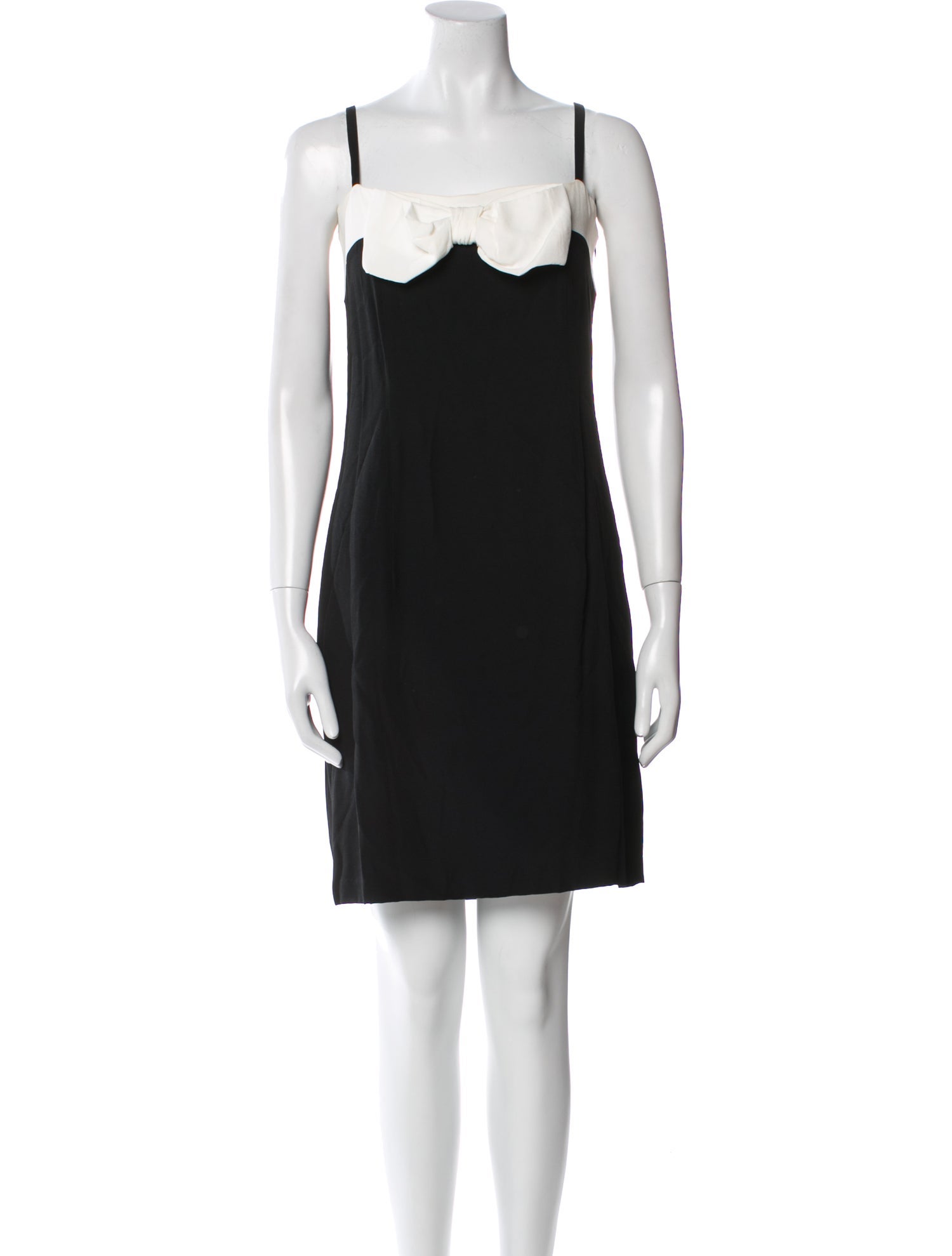 Staud Square Neckline Mini Dress