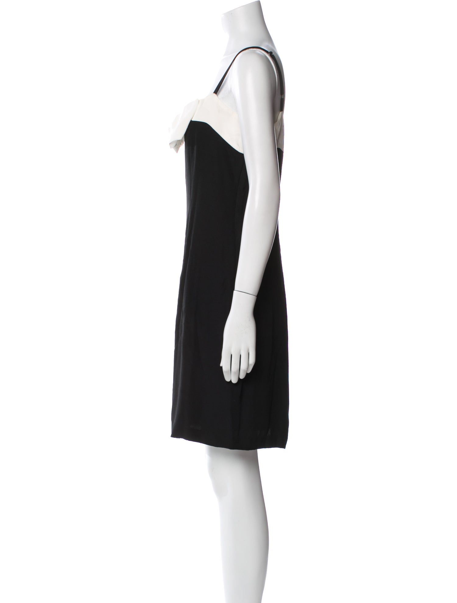 Staud Square Neckline Mini Dress