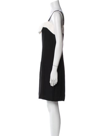 Staud Square Neckline Mini Dress