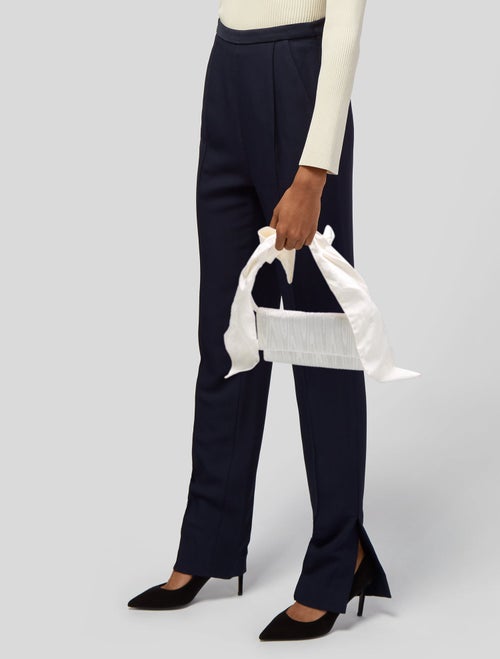 Staud Satin Top Handle Bag