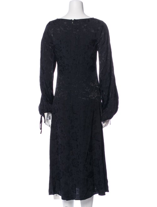 Staud V-Neck Long Dress