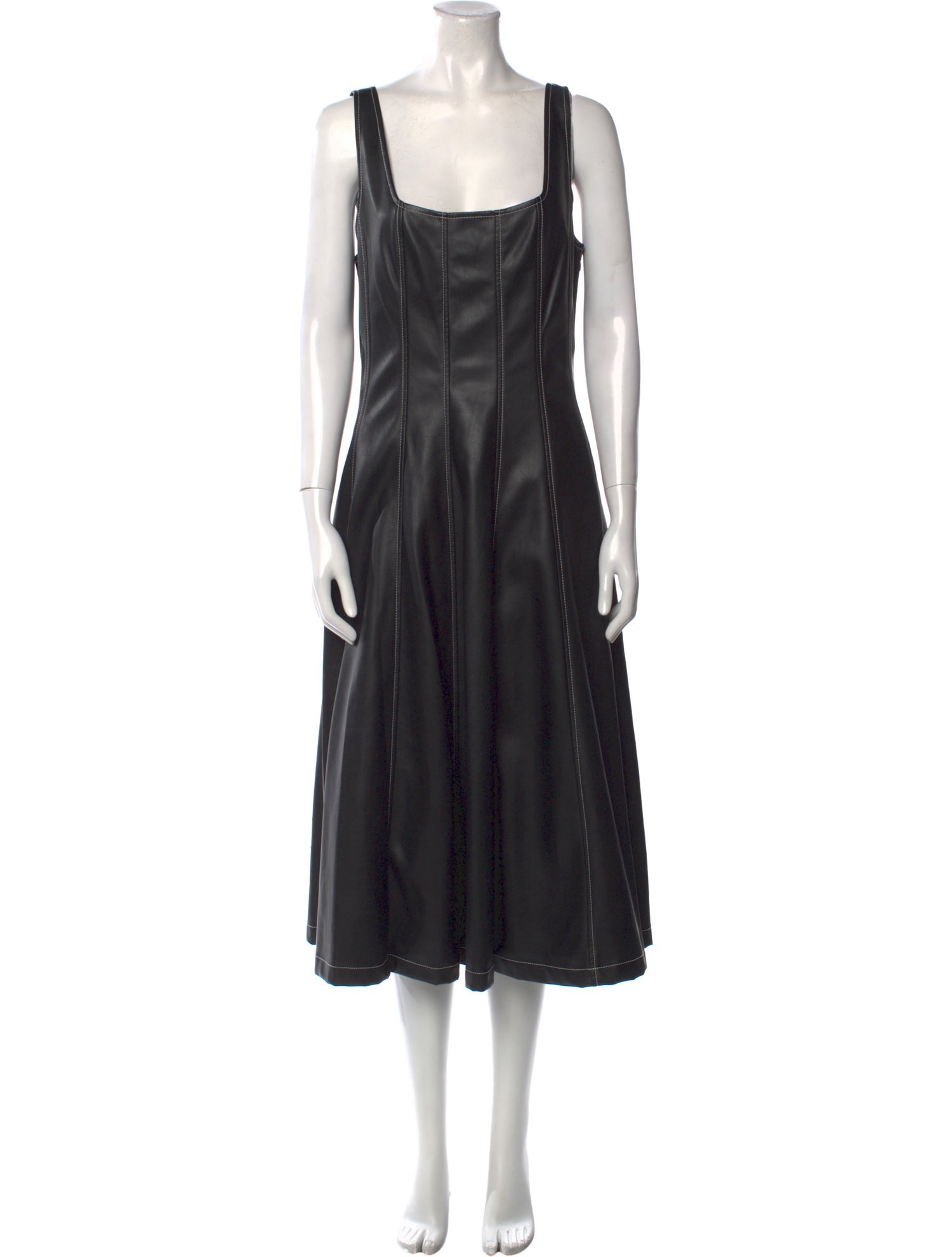 Staud Square Neckline Midi Length Dress w/ Tags