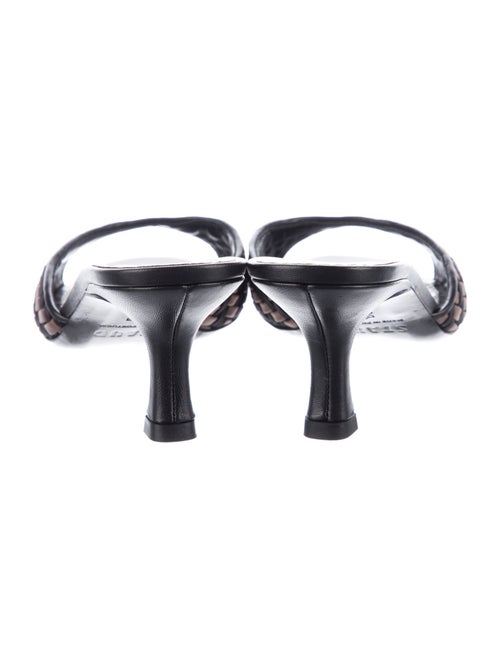 Staud Leather Printed Slides