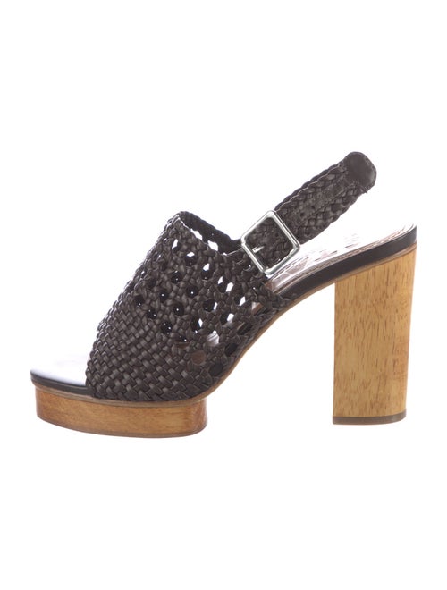 Staud Leather Slingback Sandals