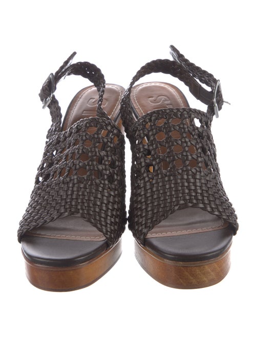 Staud Leather Slingback Sandals