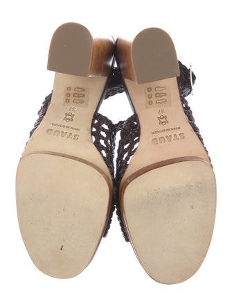 Staud Leather Slingback Sandals