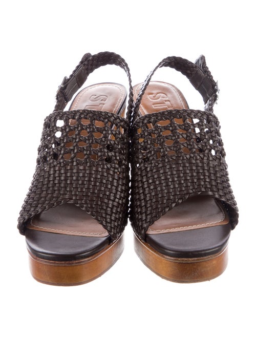 Staud Leather Slingback Sandals