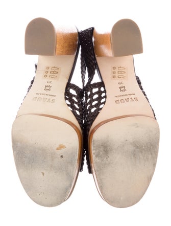 Staud Leather Slingback Sandals