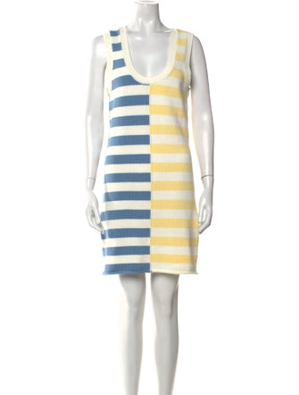 Staud Striped Mini Dress