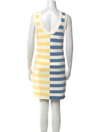 Staud Striped Mini Dress