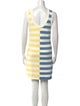Staud Striped Mini Dress