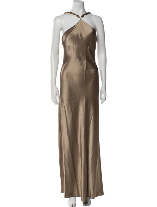 Staud Halterneck Long Dress