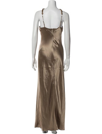 Staud Halterneck Long Dress